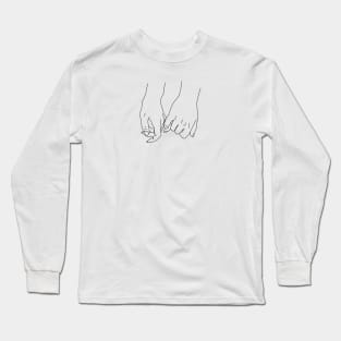 Pinky Holding Hands Long Sleeve T-Shirt